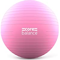 CORE BALANCE- Pelota de Pilates- Fitness- Yoga- Embarazo- Fitball para Ejercicios Gimnasia - Muy Resistente – Tamaño…